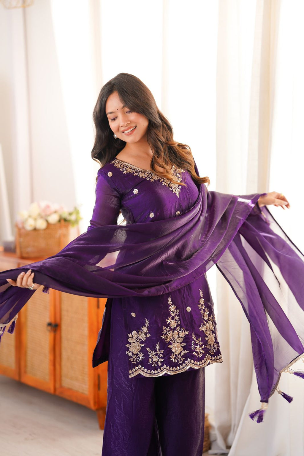 Trendy Designer Fendi Silk Outfit