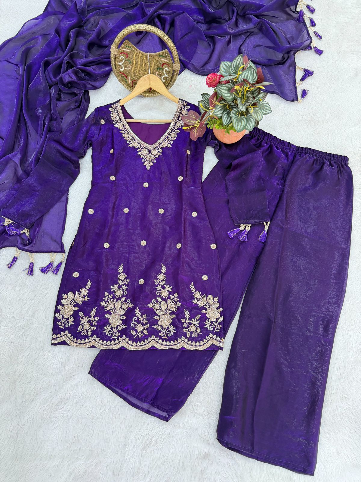 Trendy Designer Fendi Silk Outfit