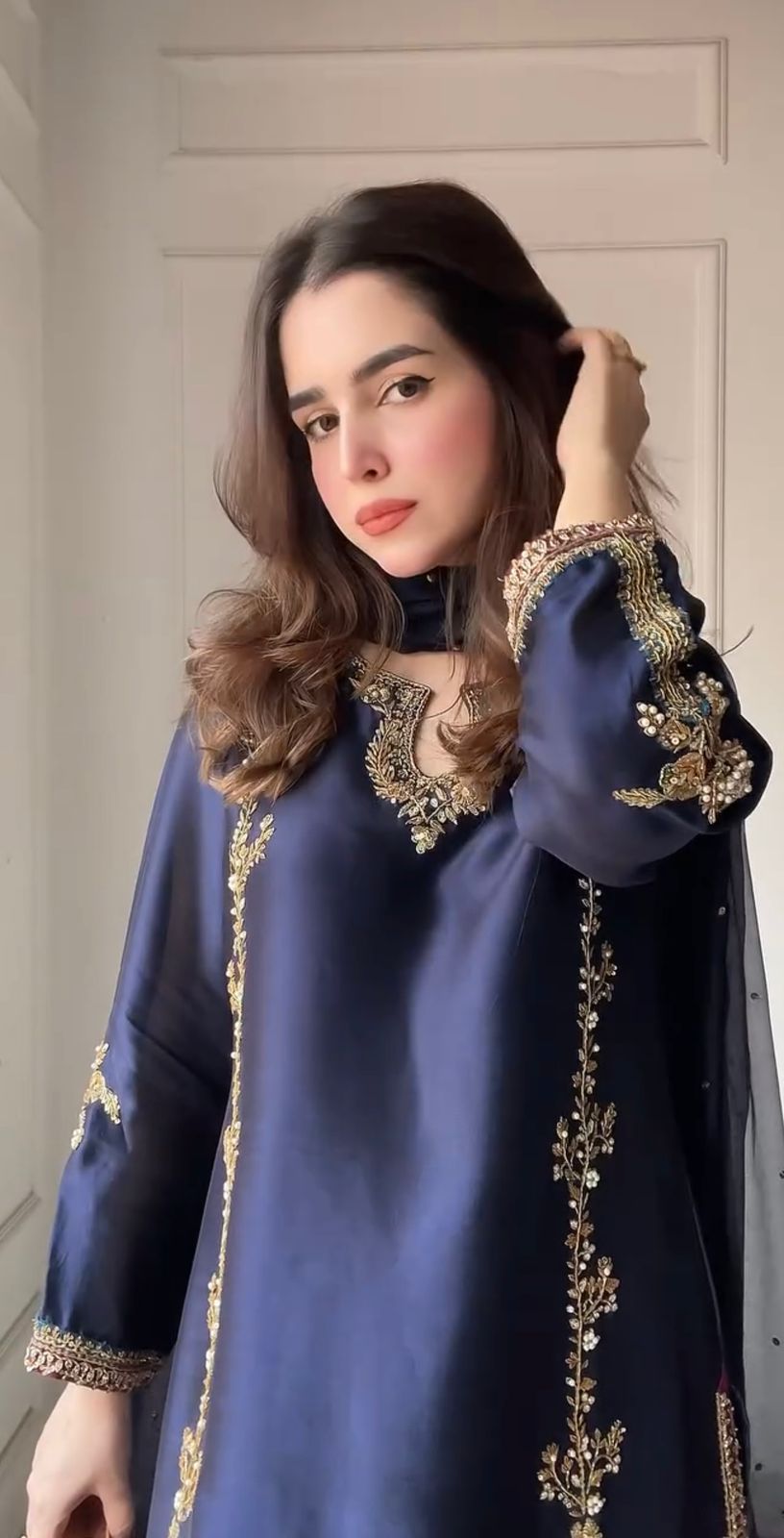 Royal Women’s Ethnic Wear with Full Hand Embroidery