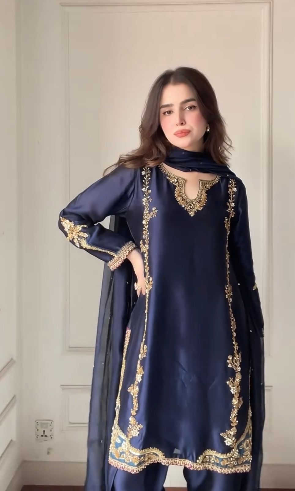 Royal Women’s Ethnic Wear with Full Hand Embroidery