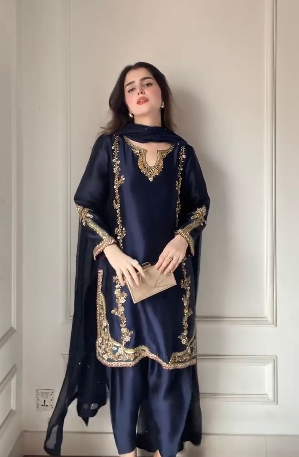 Royal Women’s Ethnic Wear with Full Hand Embroidery