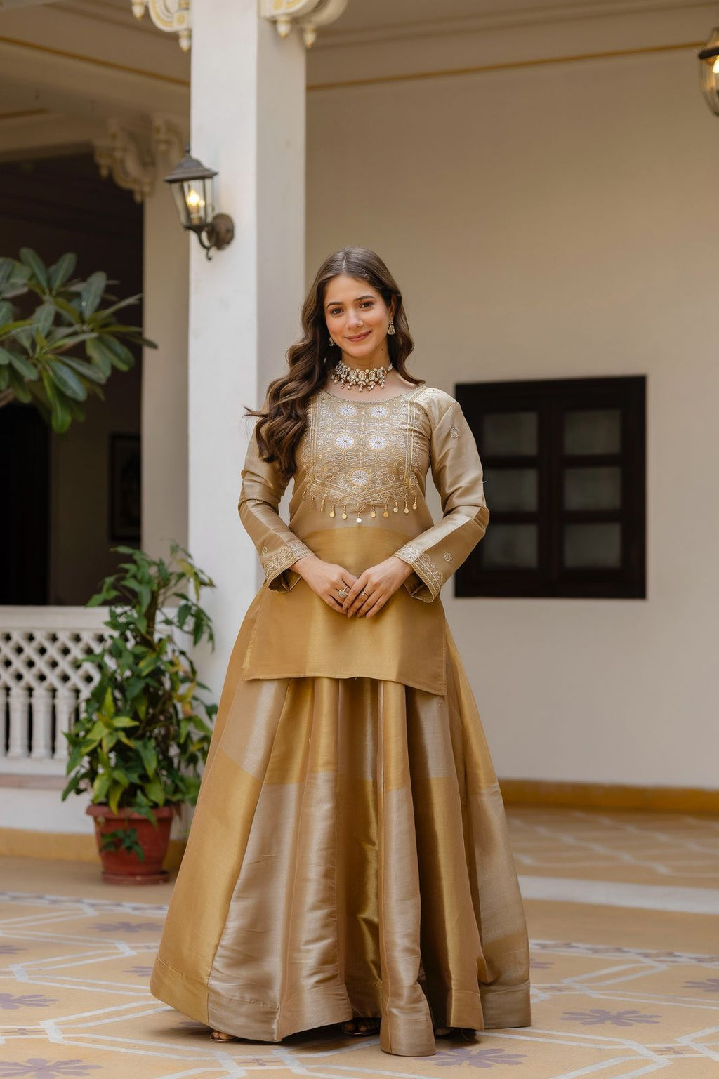 Royal Banarasi Viscose Lehenga Set