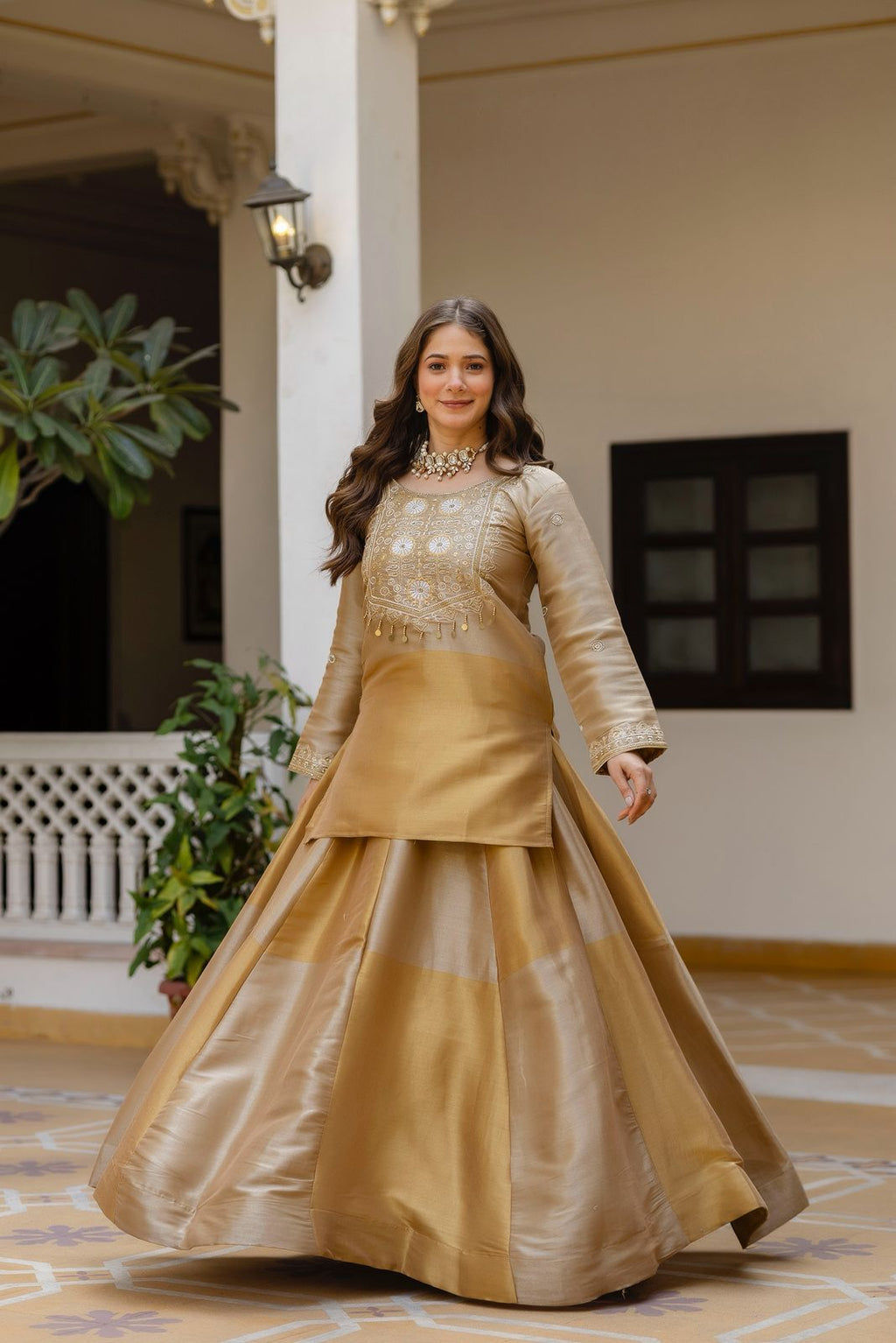 Royal Banarasi Viscose Lehenga Set