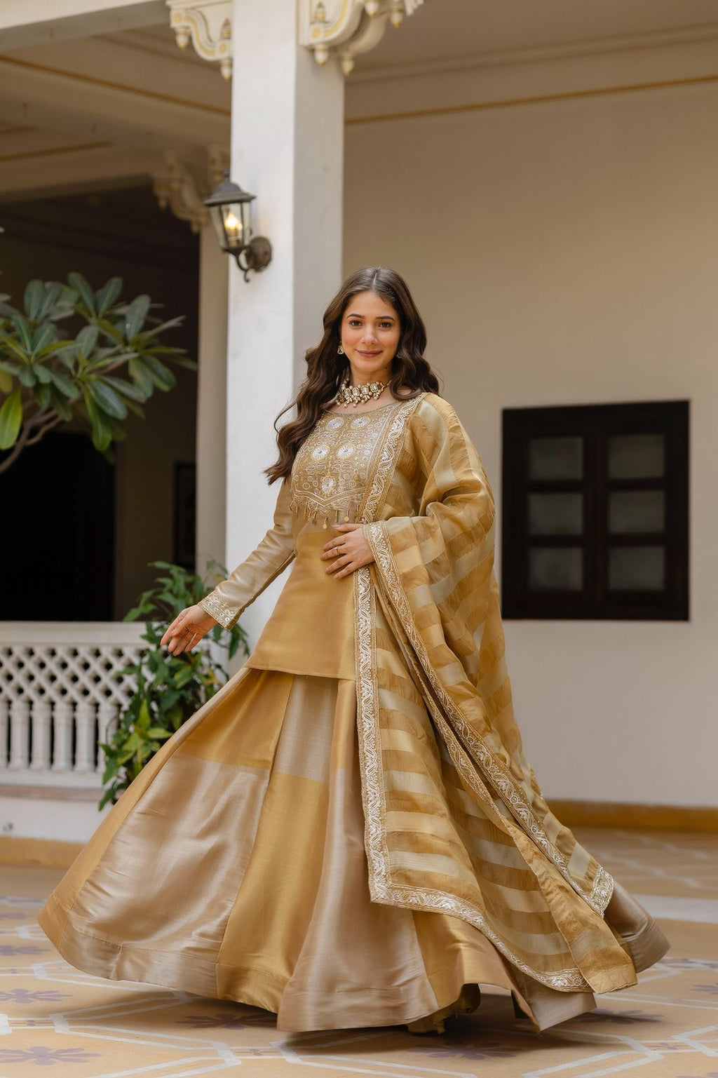 Royal Banarasi Viscose Lehenga Set