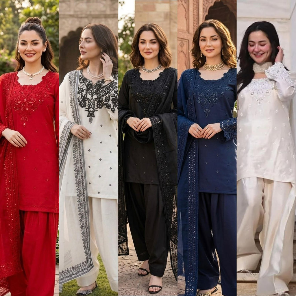 Hania Aamir Inspired Party Wear Ethnic Set