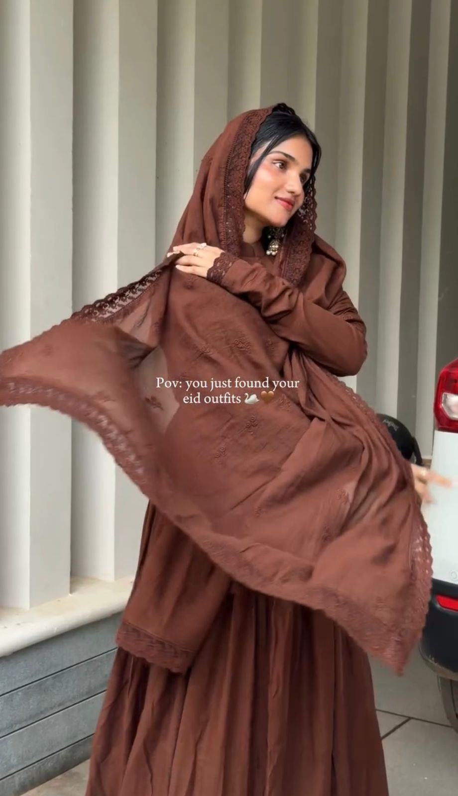 Stylish Full Sleeve Roman Silk Gown Set
