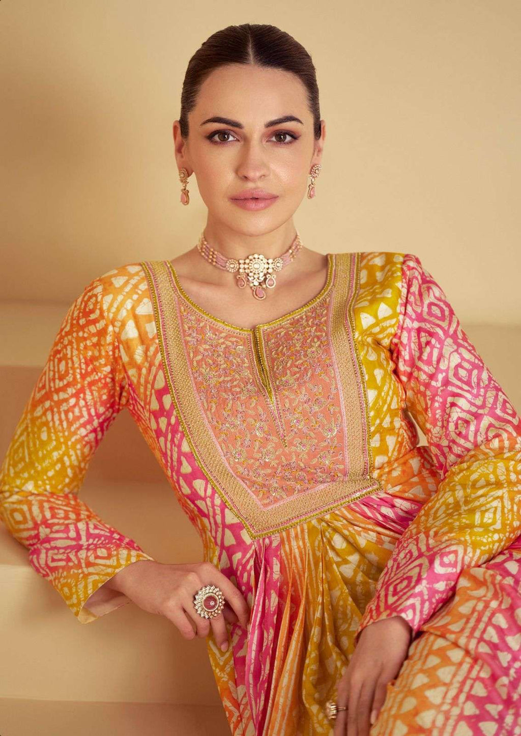 Royal Women’s Digital Print Outfit
