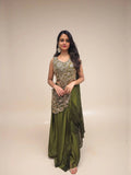 Trendy Rangoli Silk Lehenga Saree