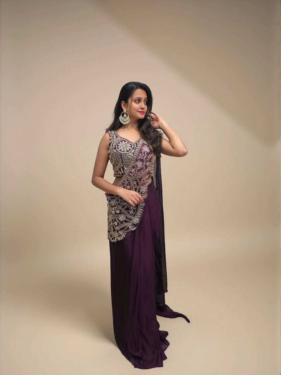 Trendy Rangoli Silk Lehenga Saree