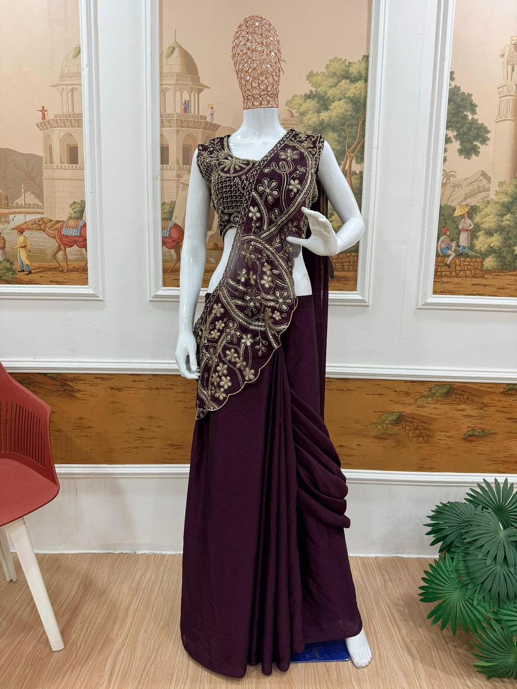 Trendy Rangoli Silk Lehenga Saree