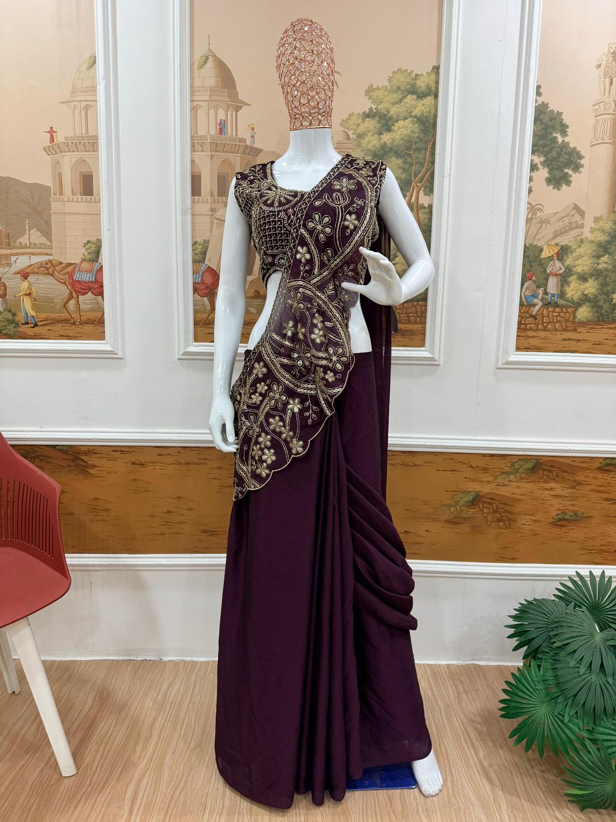 Trendy Rangoli Silk Lehenga Saree