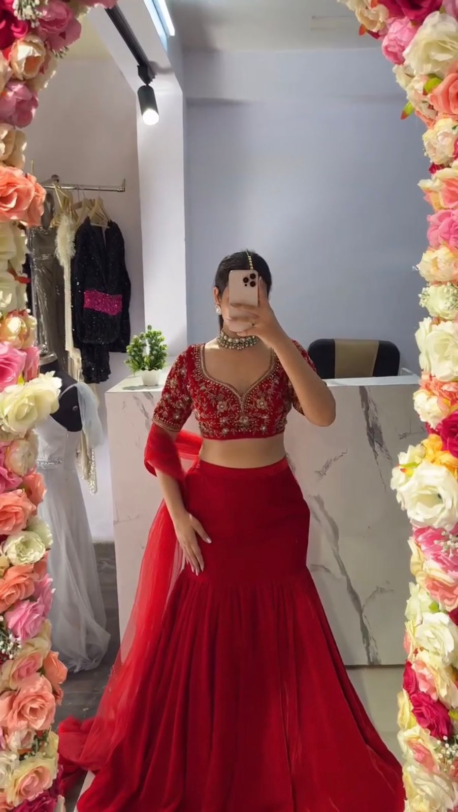 Royal Fusion Lehenga Saree Ensemble