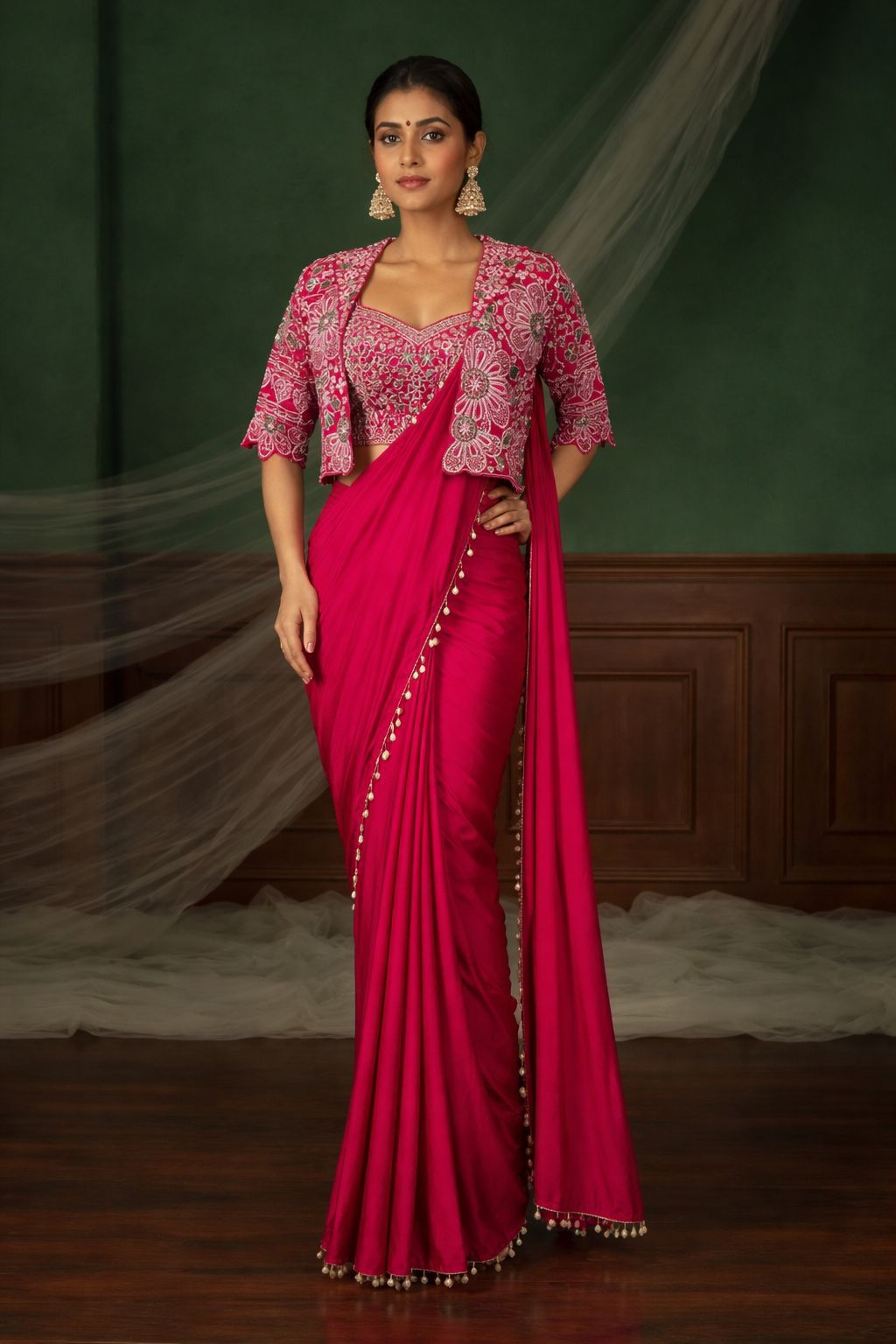 Festive Glow Ready To Wear Saree