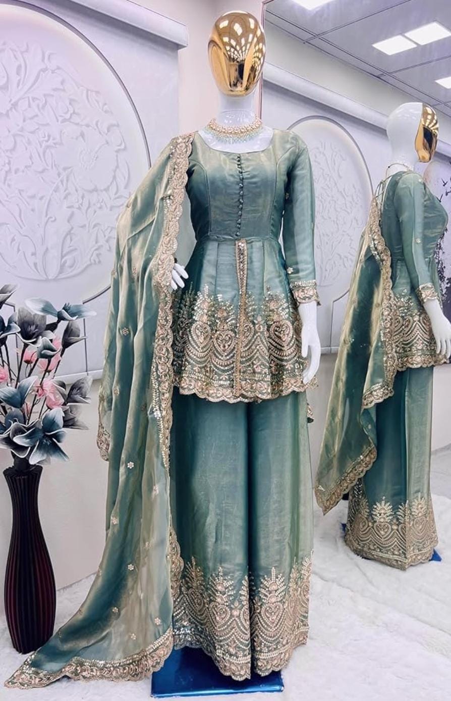 Royal Festive Sharara Ensemble
