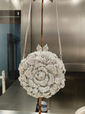 Crystal Rose Designer Sling Bag