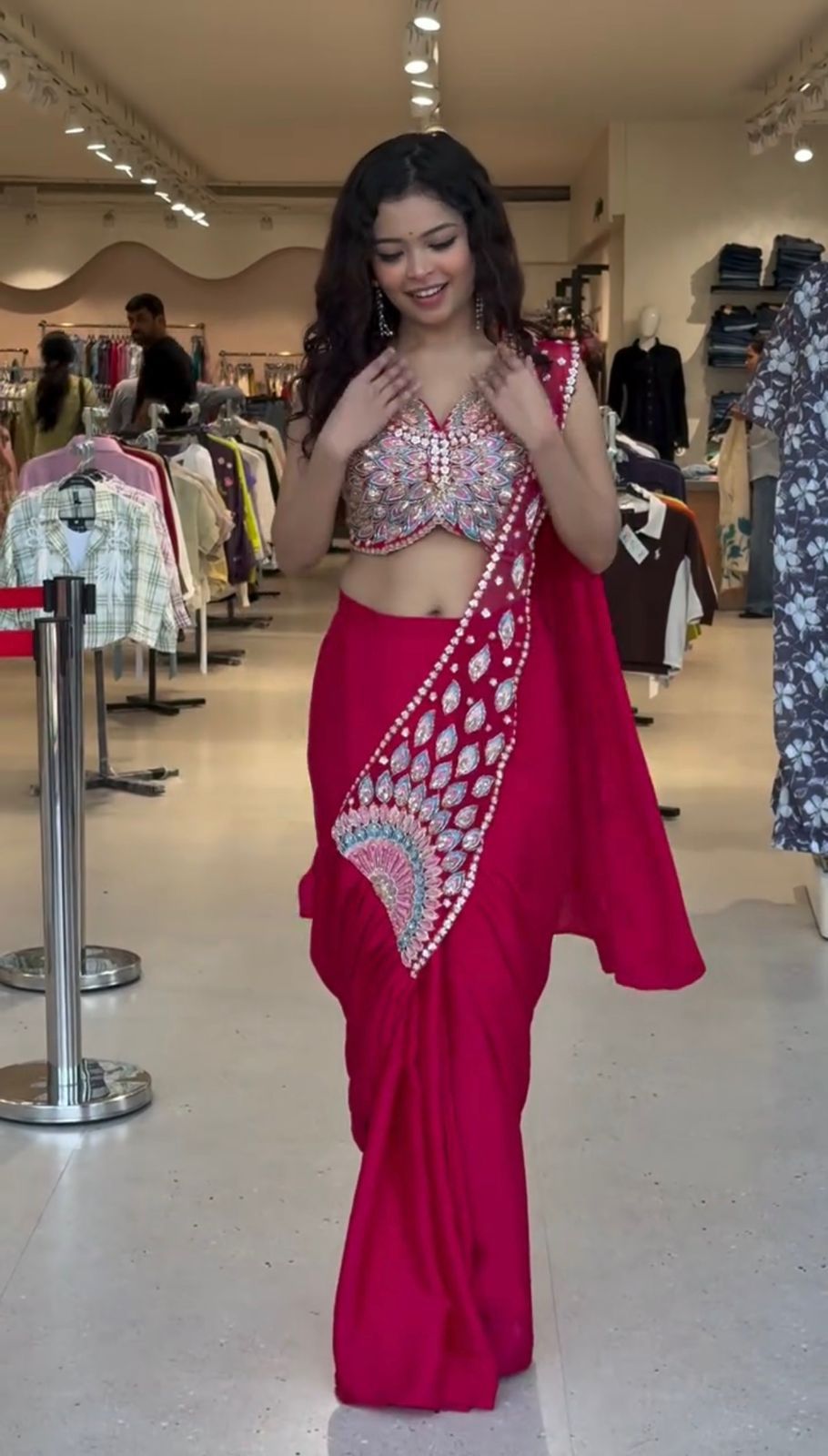 SUPERHIT TRENDING READY TO WEAR SAREE