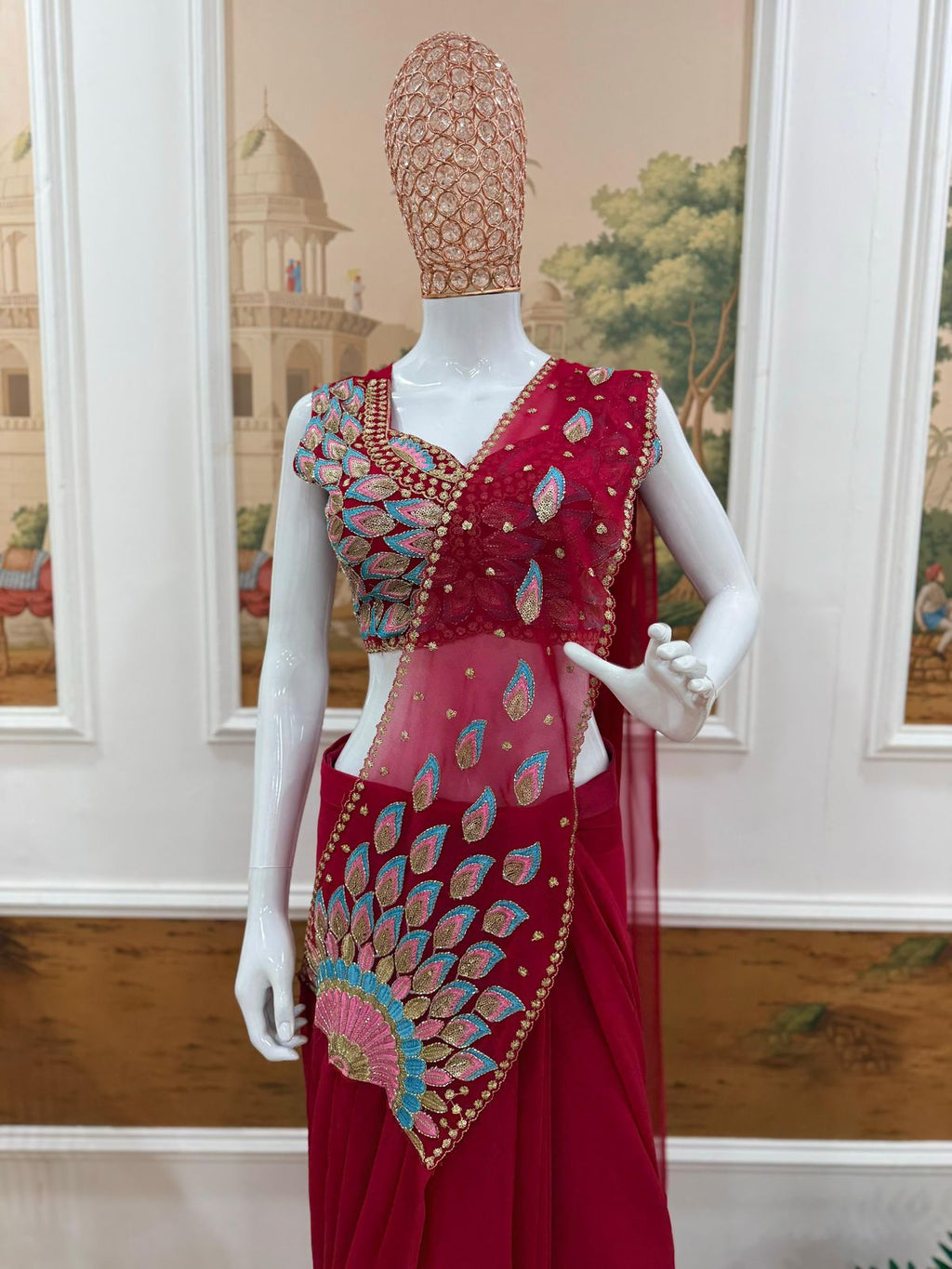 SUPERHIT TRENDING READY TO WEAR SAREE