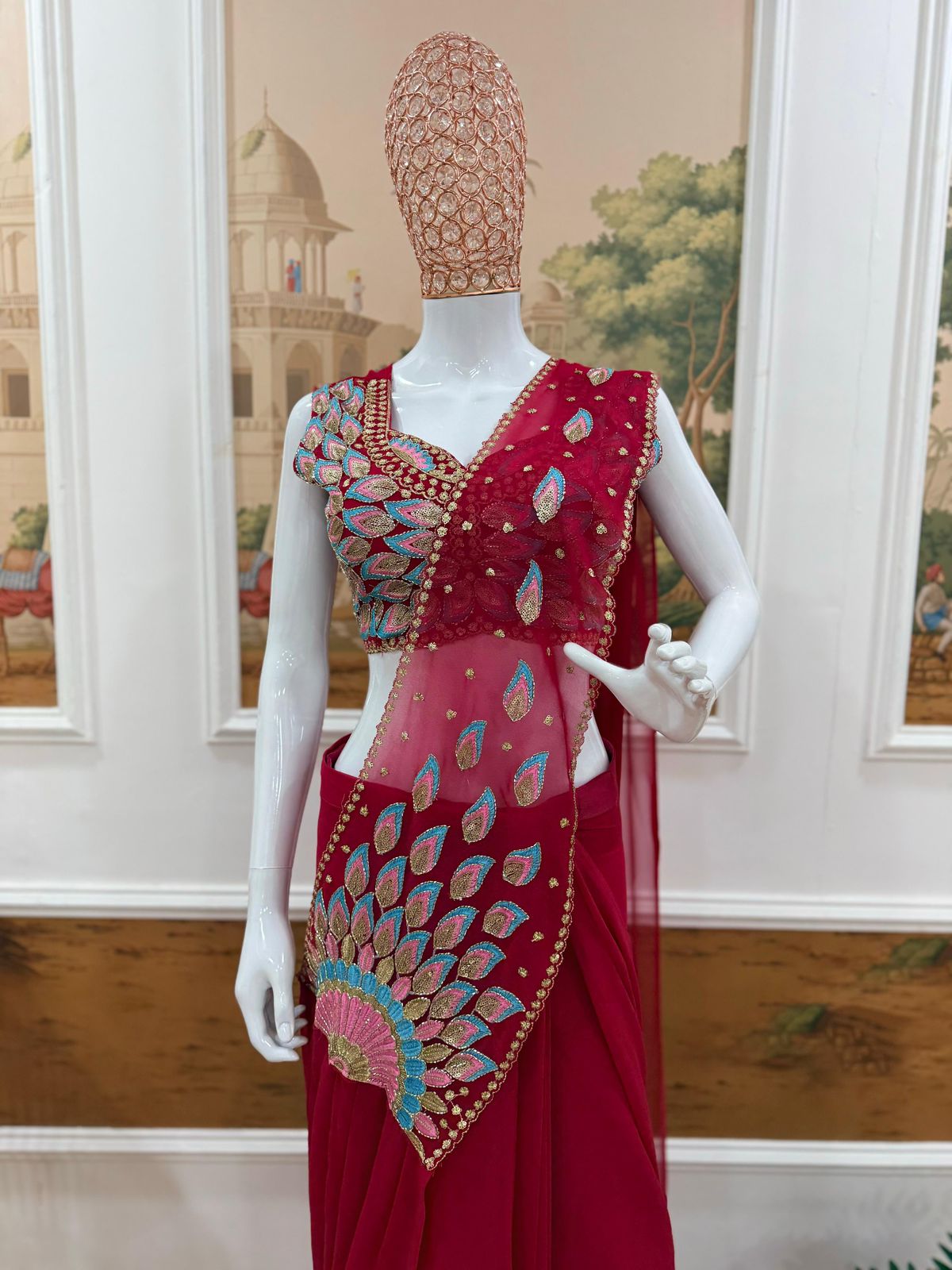 SUPERHIT TRENDING READY TO WEAR SAREE