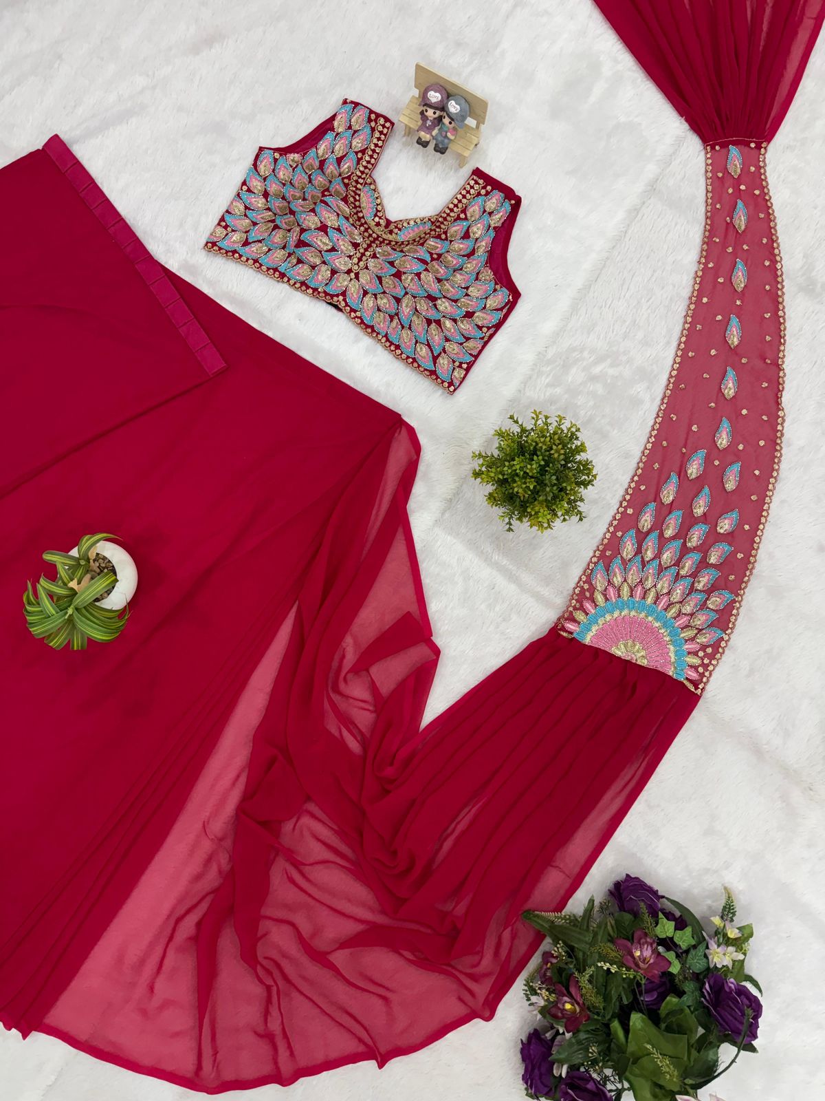 SUPERHIT TRENDING READY TO WEAR SAREE