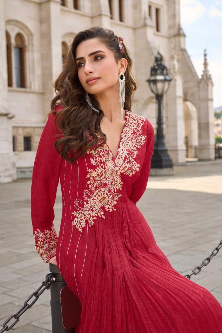 Embroidered Anarkali Kurta