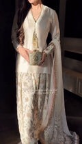 Designer Party Wear Satin Suit Set