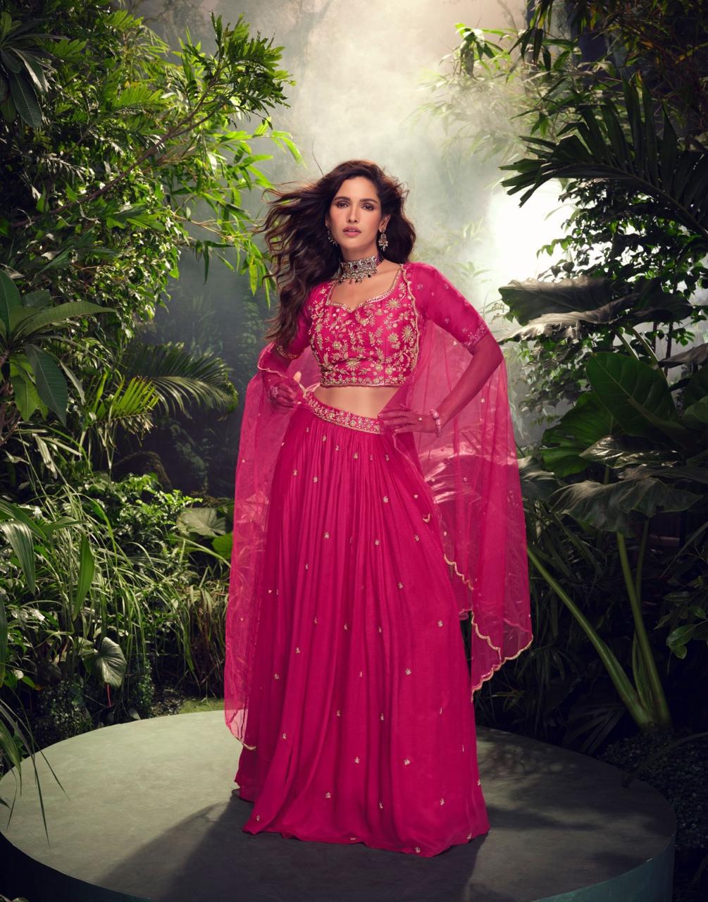 Designer Embroidered Partywear Lehenga Choli