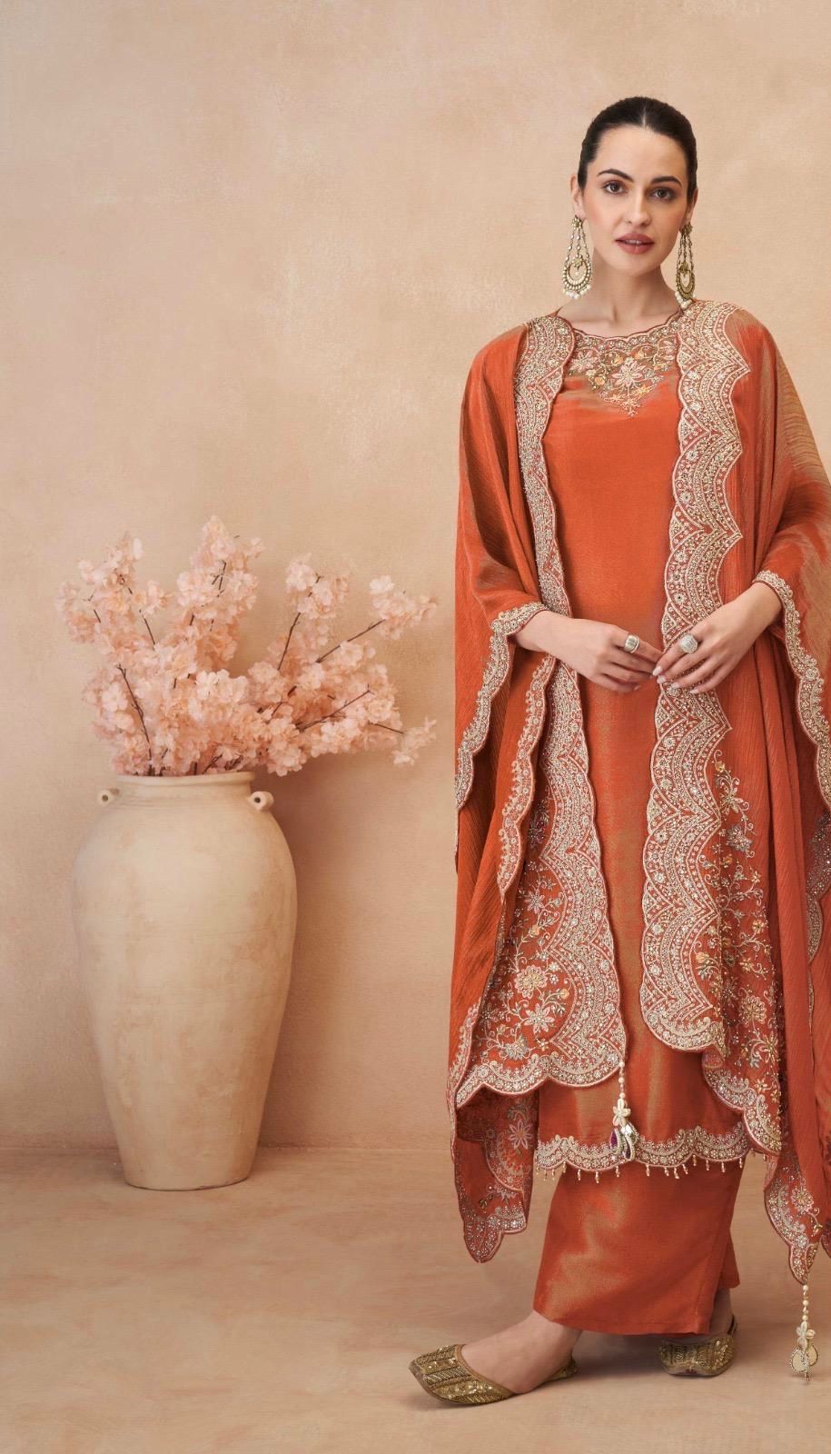 Designer Embroidered Festive Suit Set