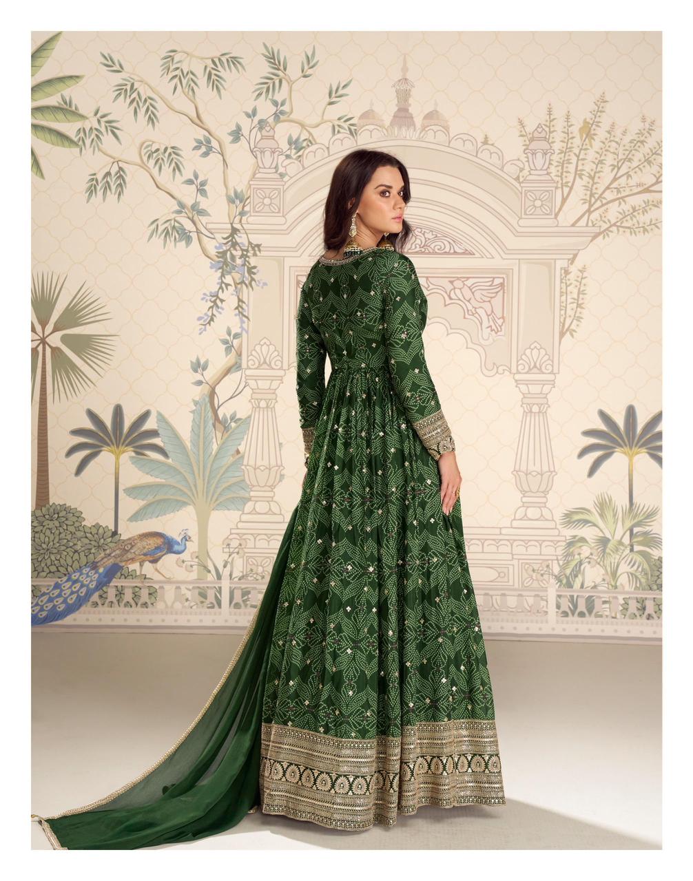 Designer Embroidered Anarkali Gown