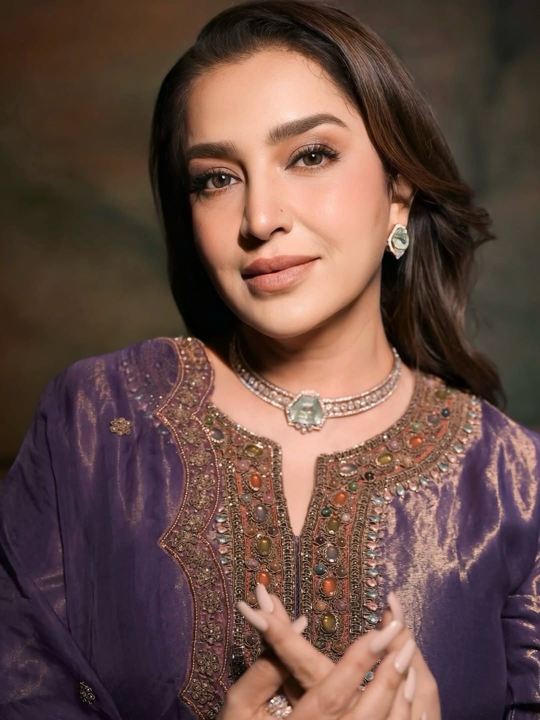 Luxury Embroidered Partywear Suit Set