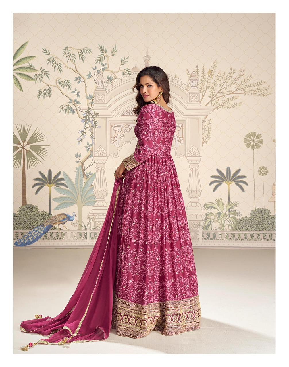 Designer Embroidered Anarkali Gown