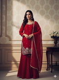 Hot Red Kurti Set
