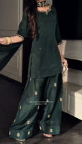 Heavy Embroidered Silk Suit