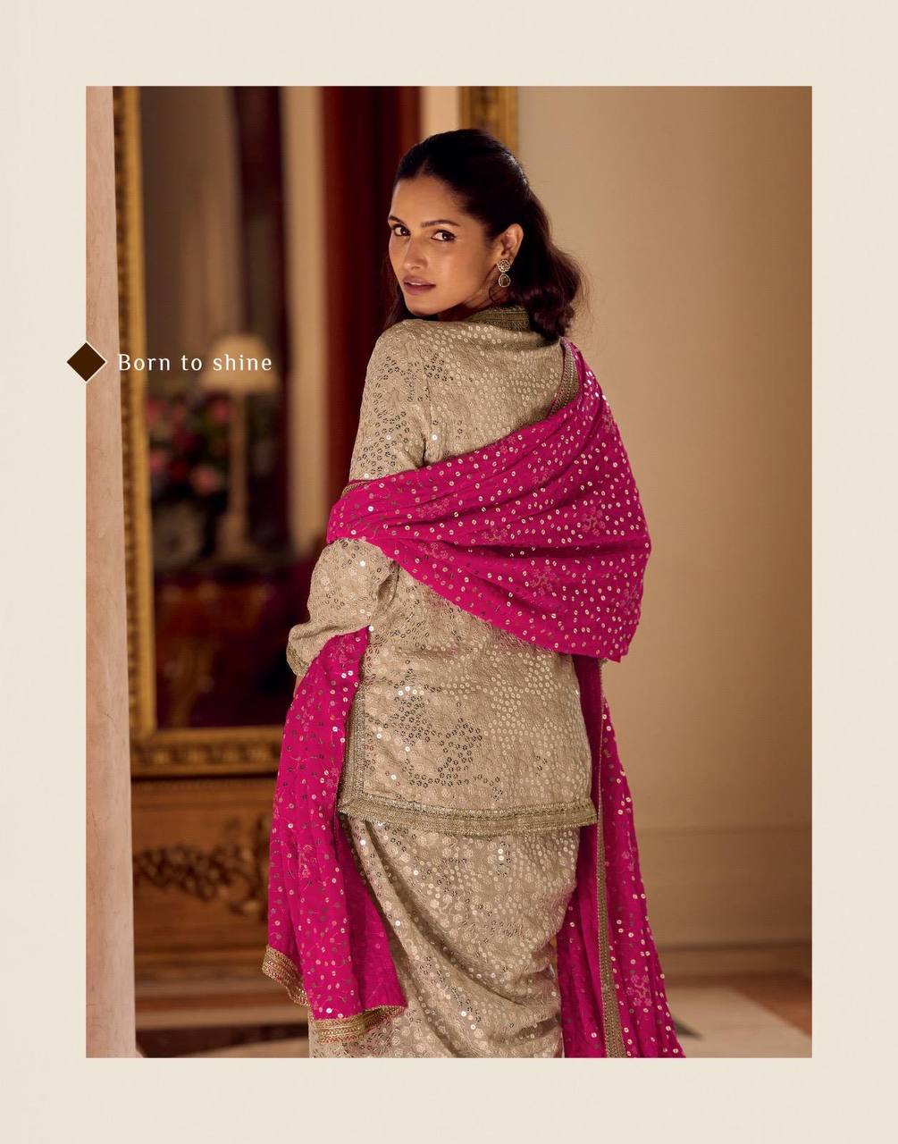 Women’s Luxury Embellished Silk Set