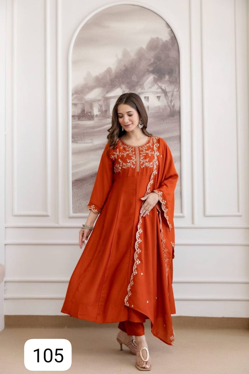 Women’s Designer Embroidered Outfit Set