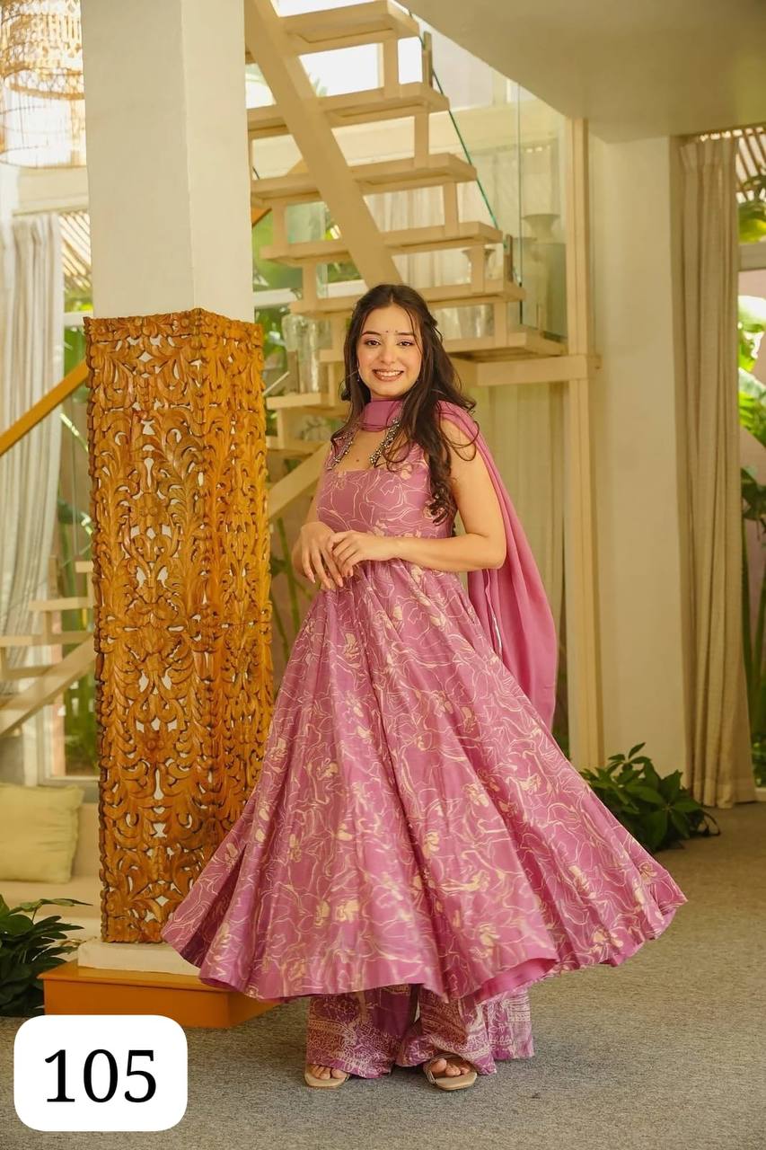 Women’s Muslin Designer Digital Print Suit Set