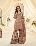 Women’s Premium Natural Crepe Silk Printed Palazzo Set