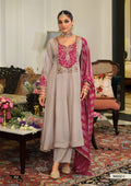 Women’s Viscose Embroidered A-Line Kurta Set with Silk Pants