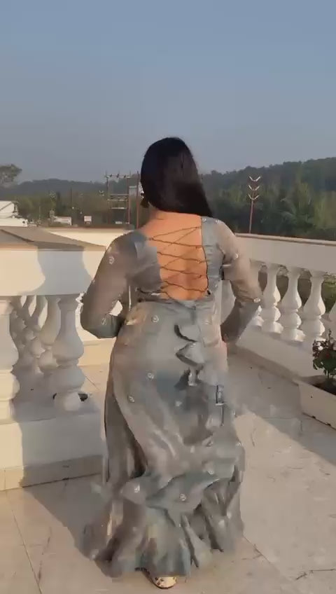 New Ready-Made Kurti , Palazzo And Dupatta Set