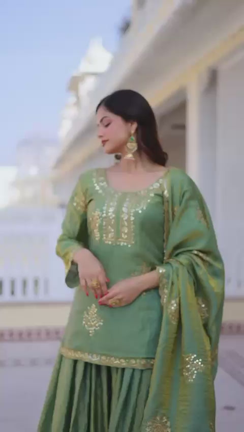 Embroidered Festive Kurta Set