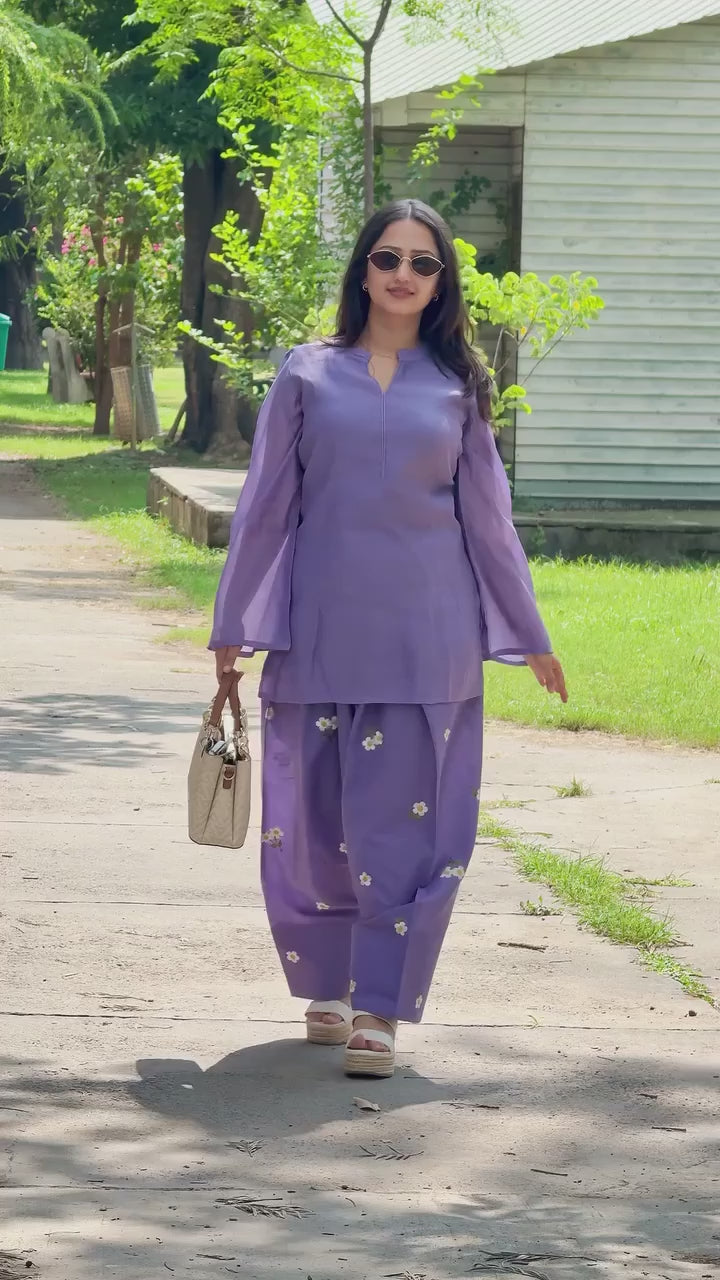 Women’s Mal Chanderi Cotton Designer Farshi Salwar Suit Set
