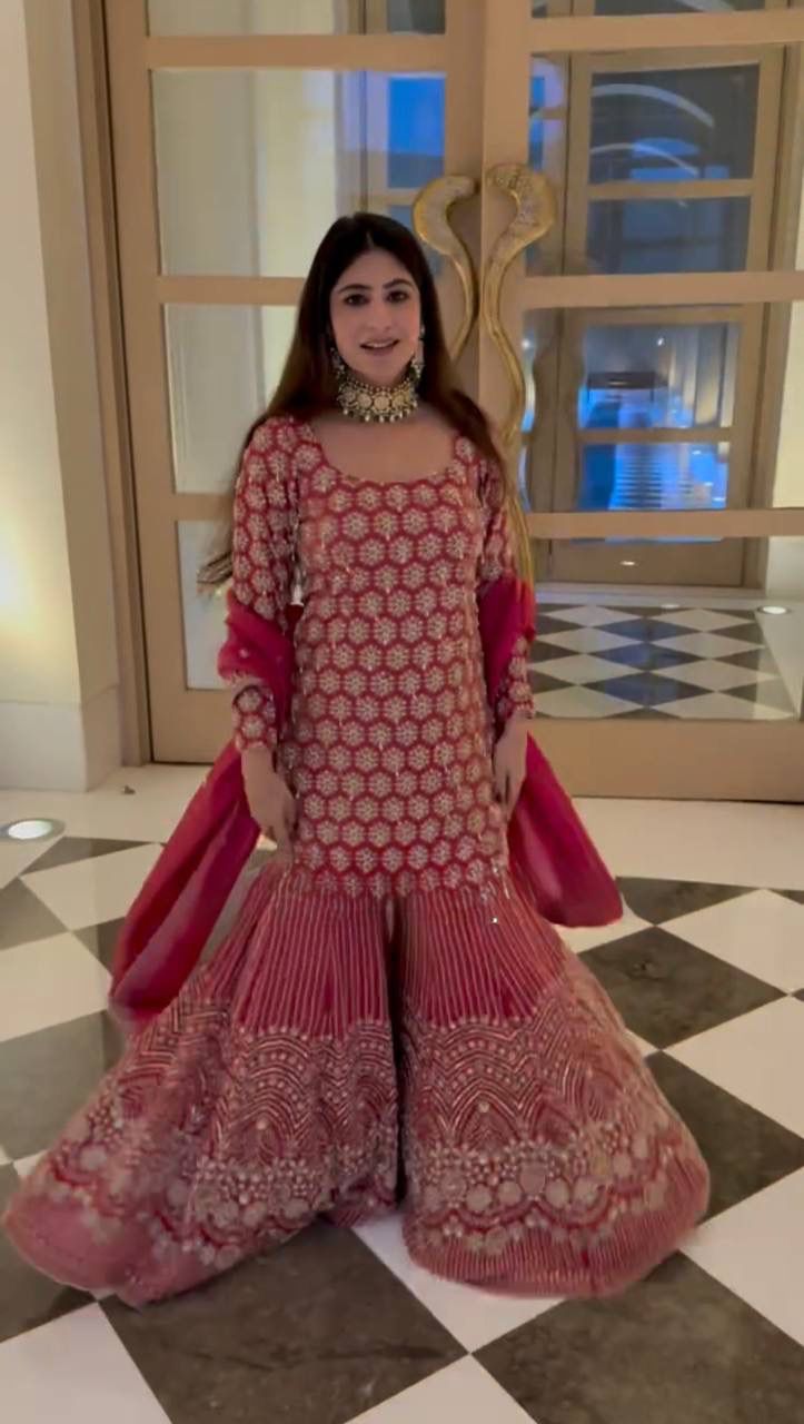 Embroidery Thread & Sequin Kurta Set